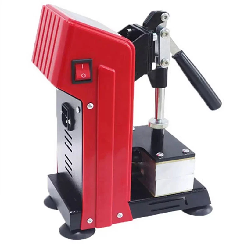 Compact Electric Heat Transfer Press Dual-Temperature Heating Plates LCD Display 400W Heat Press Machine