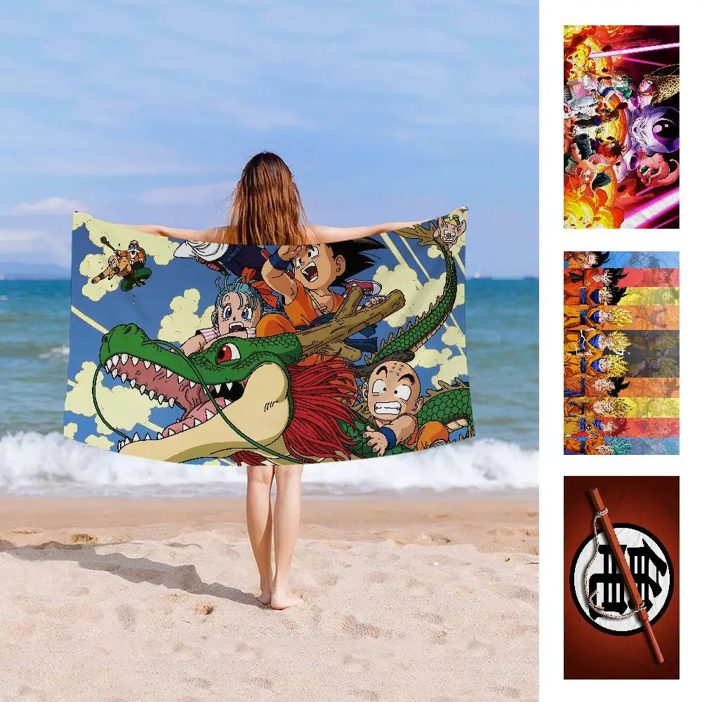 Anime D-Dragon Ball Microfiber Beach Towel Absorbent Quick dry Soft Yoga Swimming Resort Mountain Climbing Towel