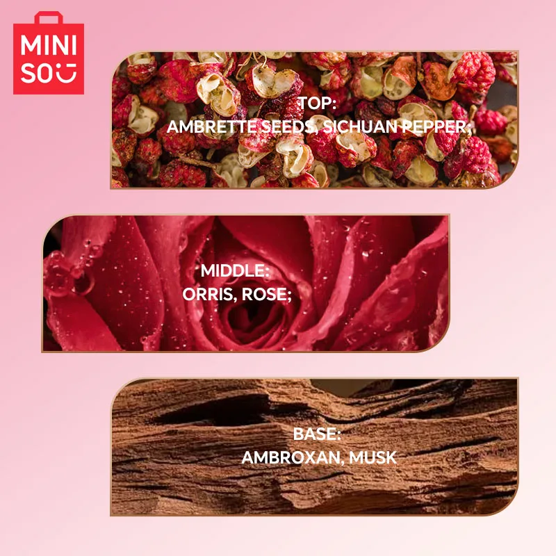 MINISO Women Perfume Original Luxury Floral EDP Designer Fragrance For Woman Body Spray 100ML