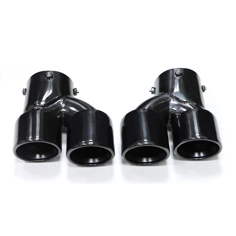Quad carbon fiber uitlaatsierstukken voor BMW G22 G23 M440i G20 M340i G42 M240i 2021+ Dubbele M Performance uitlaat eindpijpen