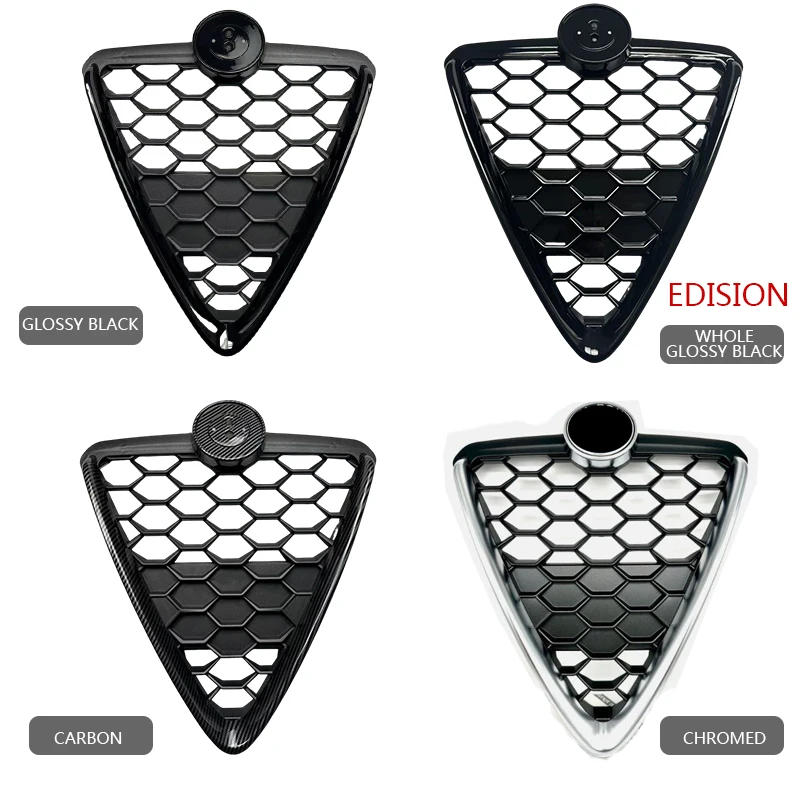 

Front Bumper Grille Honeycomb Mesh Grill Racing Air Intake Grill For Alfa Romeo Giulietta 2010-2016 156112051 156112054