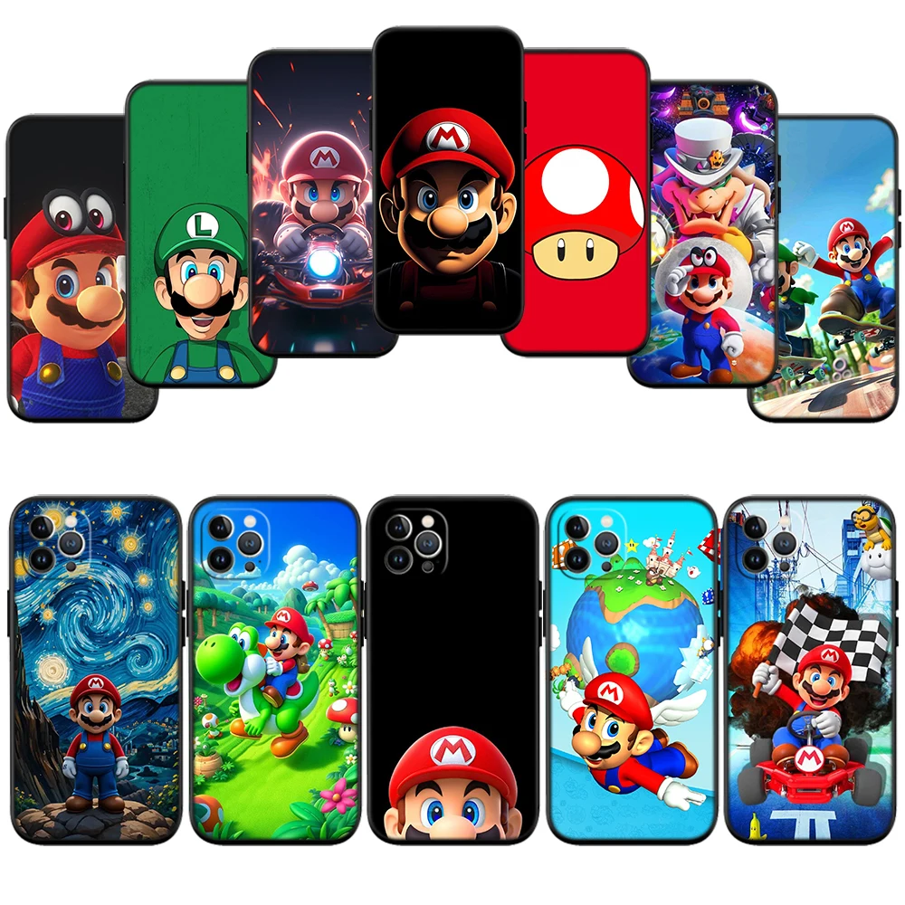 M-Marios Phone Case for Samsung Galaxy M06 M15 M16 M35 M55 M56 A36 A42 A50 A50S A51 A52 A32 A33 A05 A05S A06 A16 A20 view 3