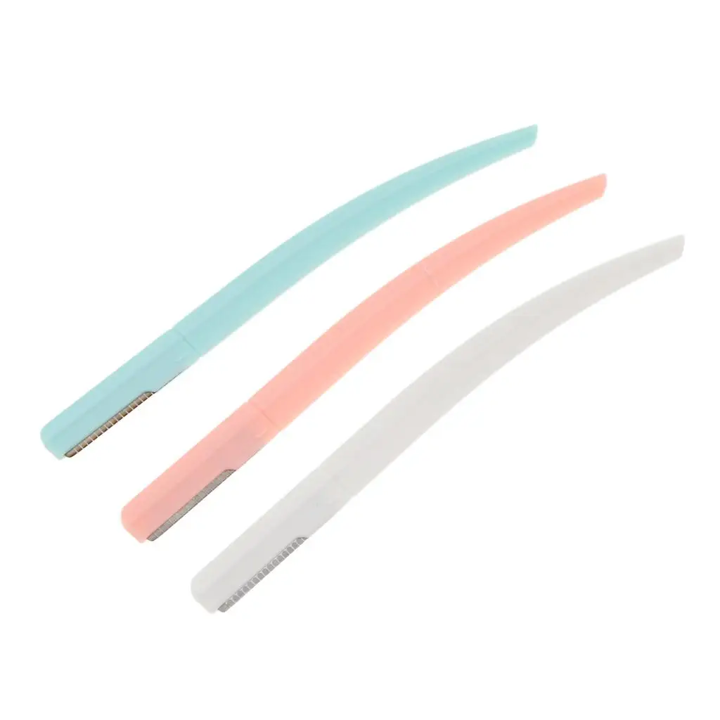 3 pezzi donna sopracciglio Shaper rasoio lama coltello sopracciglia modellante strumento di bellezza