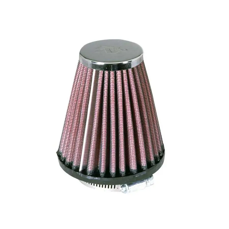 

HighFlow Original Lifetime Universal ClampOn Air Filter High Performance, Premium Flange Diameter 2.0625 In, Filter Height 4 In,