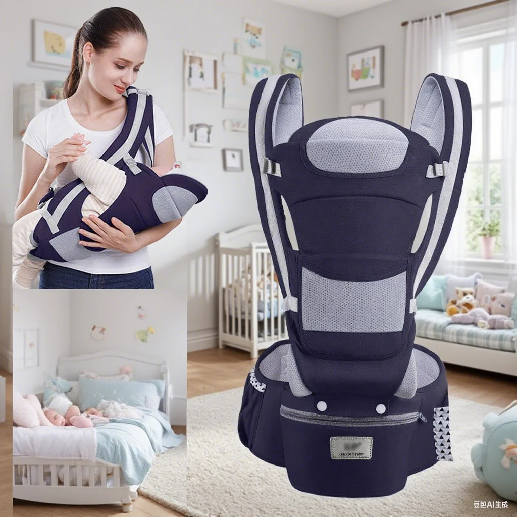 

Newborn Ergonomic Baby Carrier Backpack Infant Baby Hipseat Carrier Front Facing Ergonomic Kangaroo Baby Wrap Sling Travel