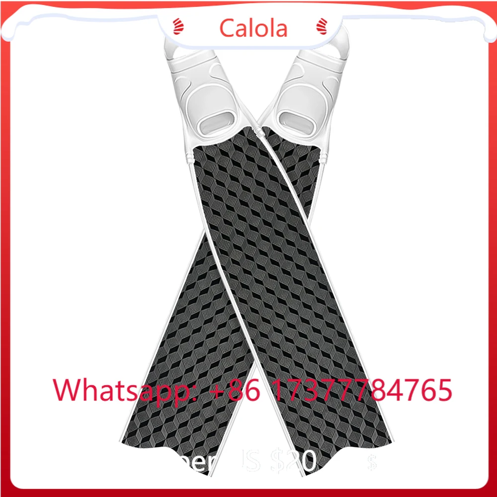 Adult Long Blade Diving Fins Premium Soft Carbon Fiber Scuba Sea Diving Equipment