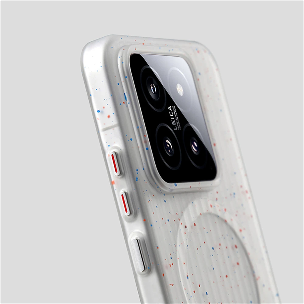 حافظة لهاتف Xiaomi Mi 15 Pro Mi14 Ultra لهاتف Magsafe المغناطيسي اللاسلكي للشحن اللاسلكي