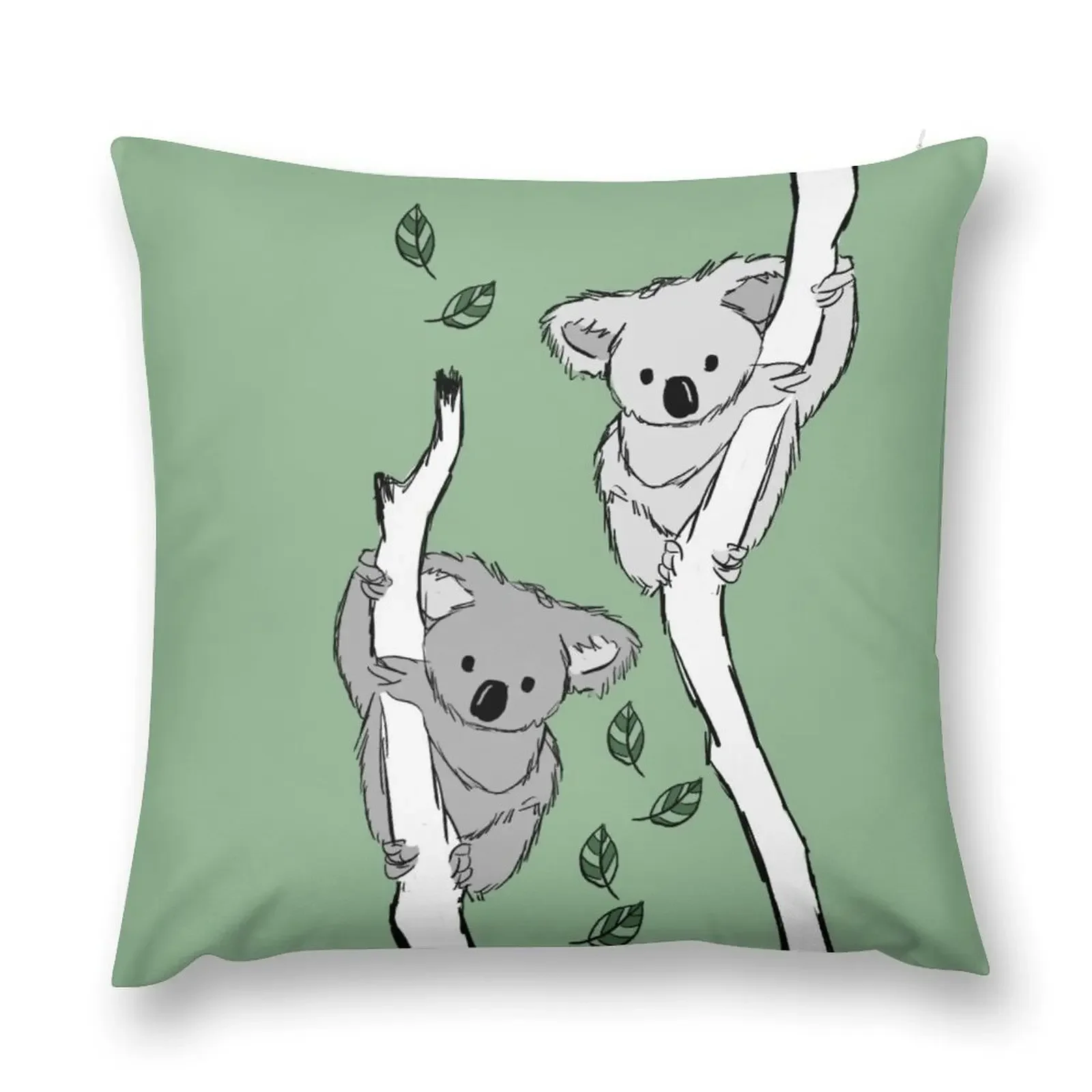 koala? i've never seen her-bi-vore! Throw Pillow ornamental pillows Custom Cushion Photo pillow