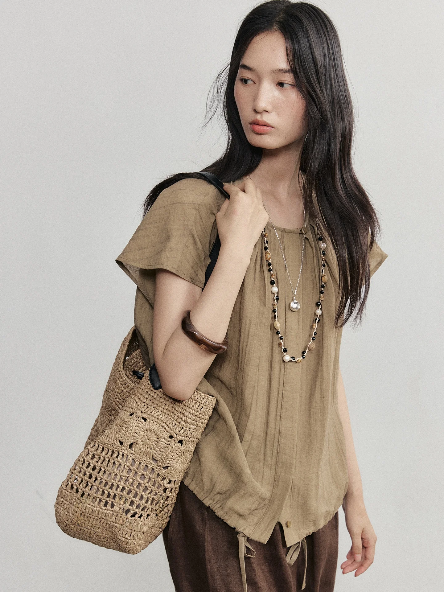 CLIPETTE Summer Linen Blend Lo - Short Linen Drawstring review and price