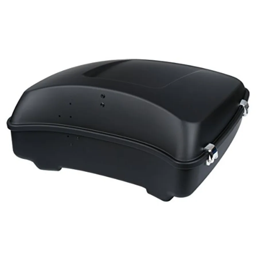 مسند ظهر لصندوق السيارة باللون الأسود غير اللامع 10.7 لنماذج Harley Road King FLHR Street Glide FLHX Electra Glide FLHT Touring 2014