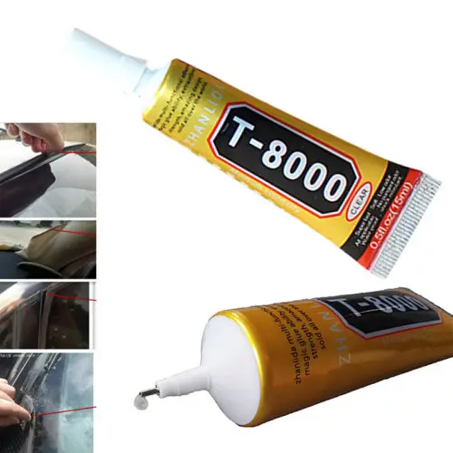 Hot Sale 15ml T8000 Adhesive Glue Clear Glue Epoxy Resin for Glass Flower Pot Crystal Fabric Rhinestones