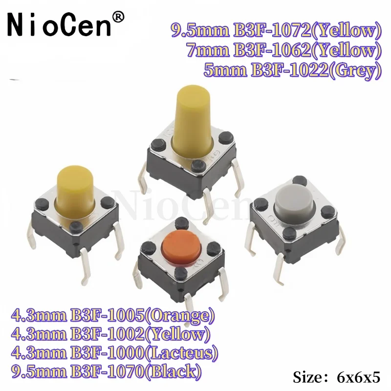 （10Pcs）B3F-1002/102…