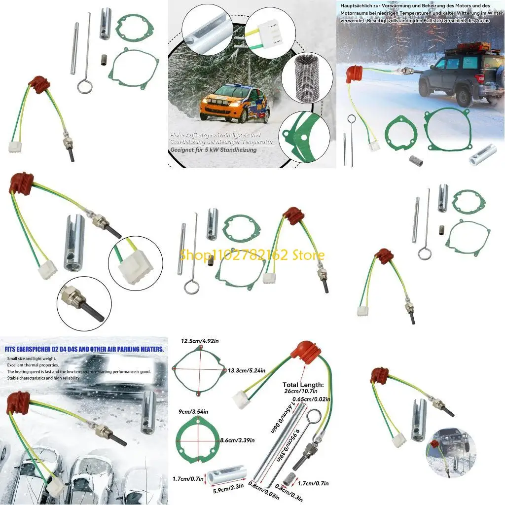 

547B Керамическая свеча накаливания 5 кВт/2 кВт Розетка зажигания для воздушного стояночного обогревателя Быстрый нагрев