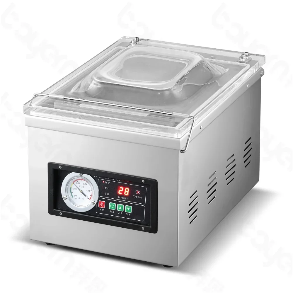 DZ-340 Desktop Food Fish Meat Vegetable Vacuum Sealing Packing Machine Food Vacuum Sealer Packaging Machine