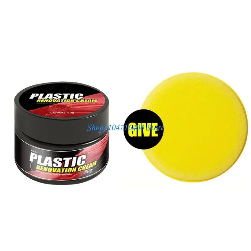 y1gd Multipurpose Plastic Reviver Cream Repels Moisture While Restoring Original Color Depth For Motorcycle Car Truck