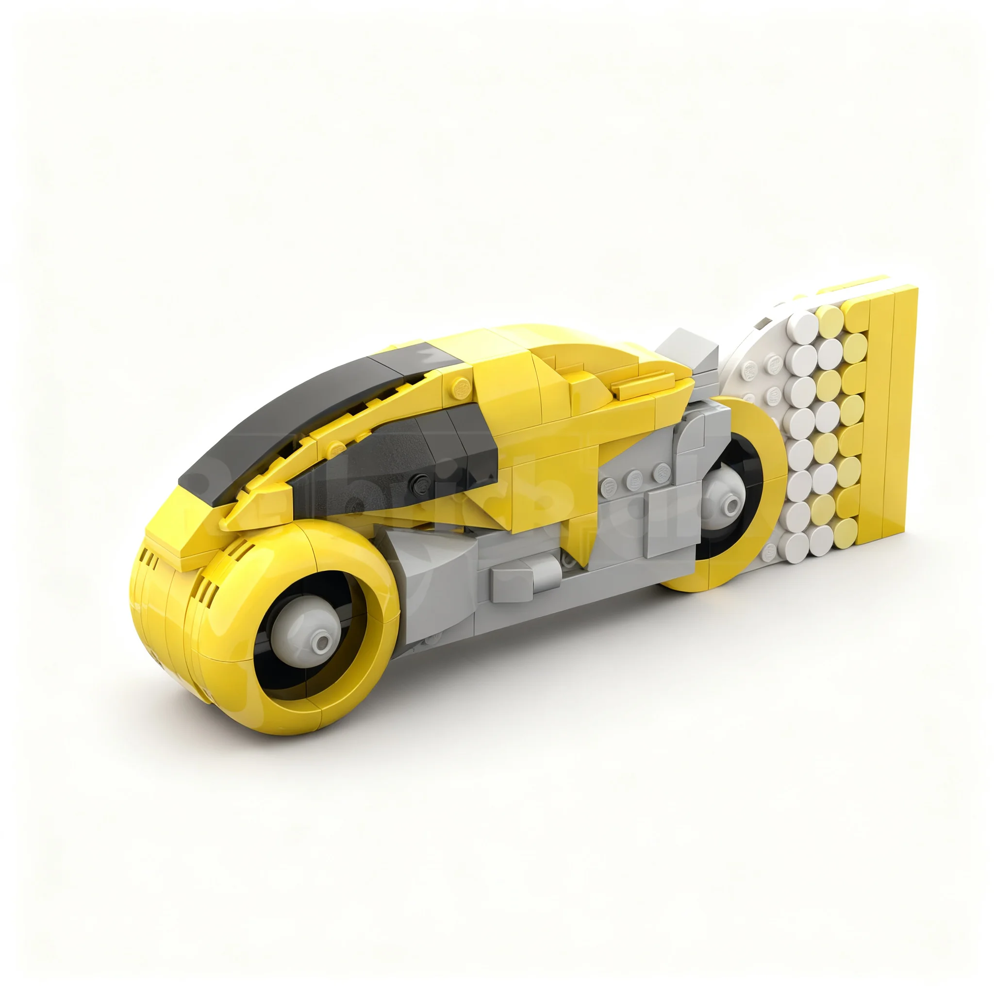 421pcs MOC Creator TRON Lightcycle Update Model Building Blocks Construction Christmas Gift Toys Craft Creative Brick Collection