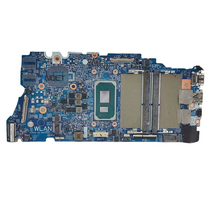 19862-1 Für DELL Vostro 5402 5502 Laptop Motherboard I5-1135G7 CPU Notebook Mainboard Zubehör 100%