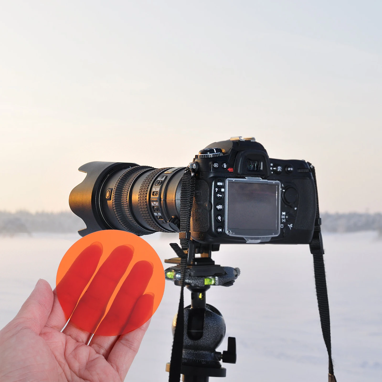 

10pcs Sunset Atmosphere Light Film 66Mm Color Filter For Camera Transparent Film Photography Light Colour Filter Sheet