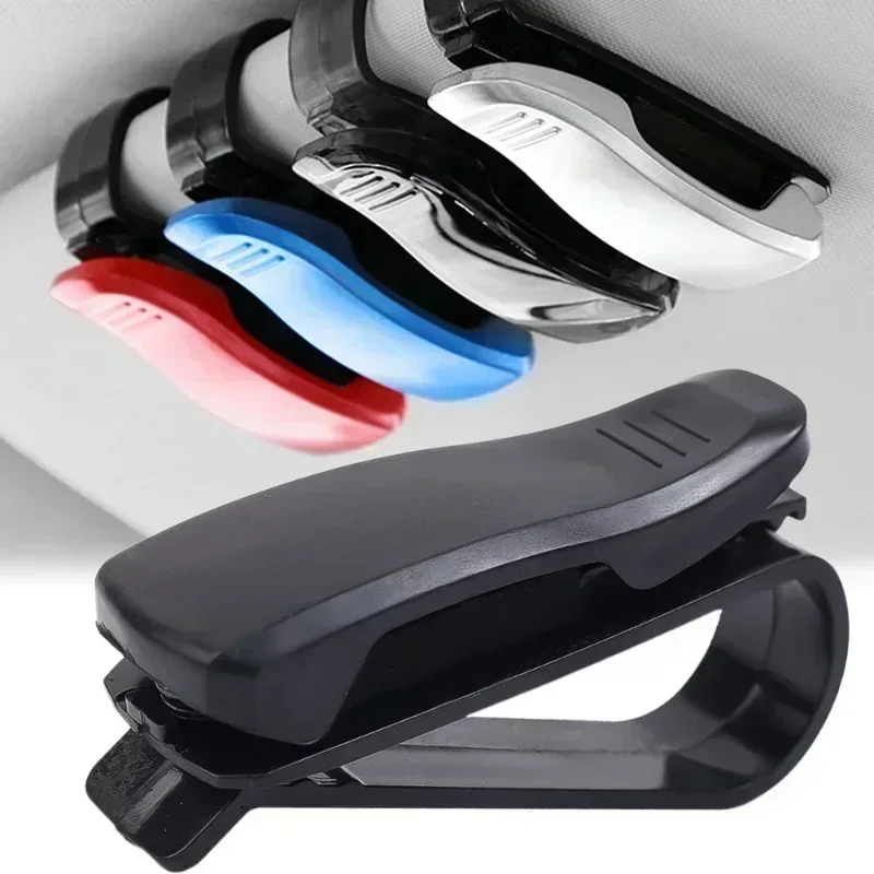 Universal Car Auto Sun Visor Glasses Box Sunglasses Clip Card Ticket Holder Fastener Pen Case Eyeglasses Clips Accessories