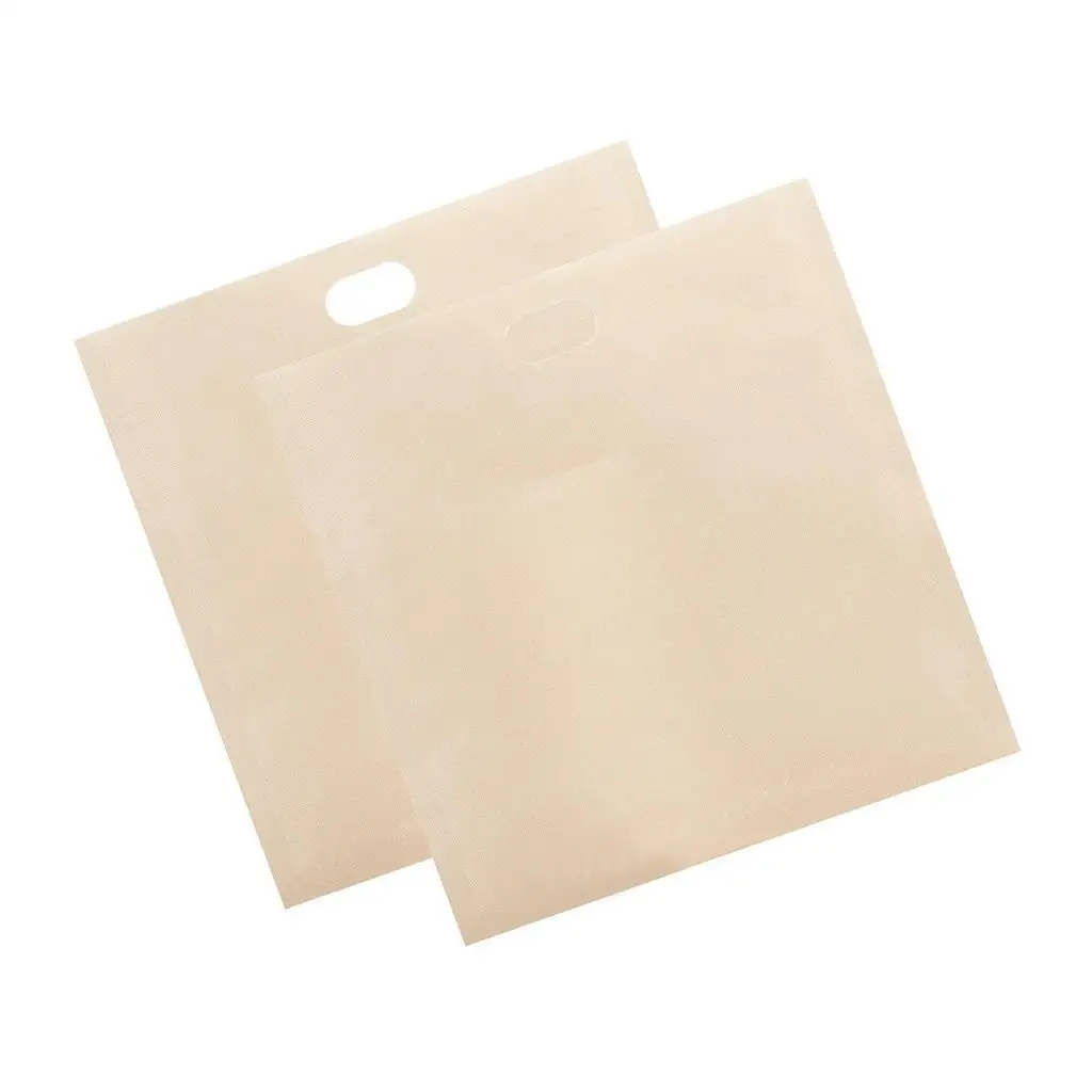 Reusable Toaster Sandwich Bags Non Stick Food Grade Pocket for Grilled Cheese Pizza in Microwave Oven view 5