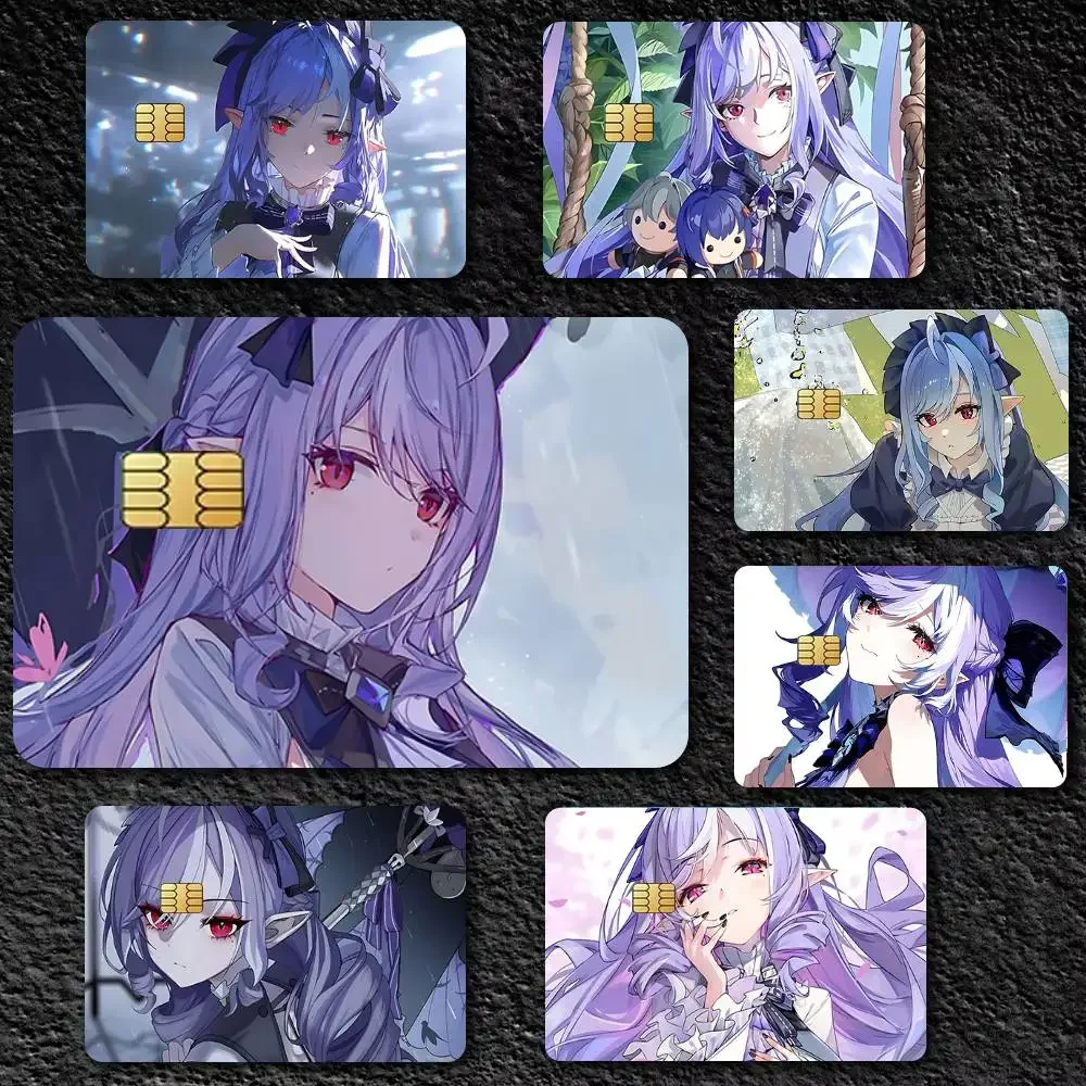 Game Zenless Zone Zero Vivian 4pcs 1Set Funny Shell On Off Ultra Thin No Fade Sticker Skin Cover Film For Debit Credit Card