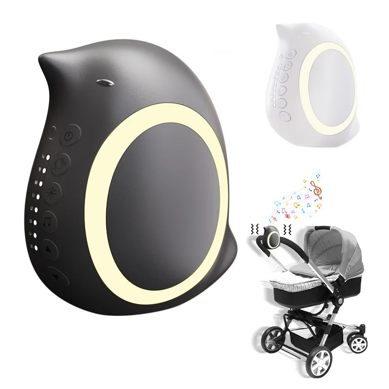 

Rechargeable Automatic Pram Rocker Device 1800mAh Battery 5 Level Vibration 3 Timer Modes Portable for Baby Calming and Sleep