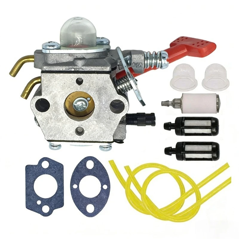 

Подходит для карбюраторов Homelite WT-220 WT-318 WT-165 WT-71C WT-476 ST145 ST155 ST175 HLT16 HLT18 07256B 25CC A04445A, а также для газонокосилок H39.