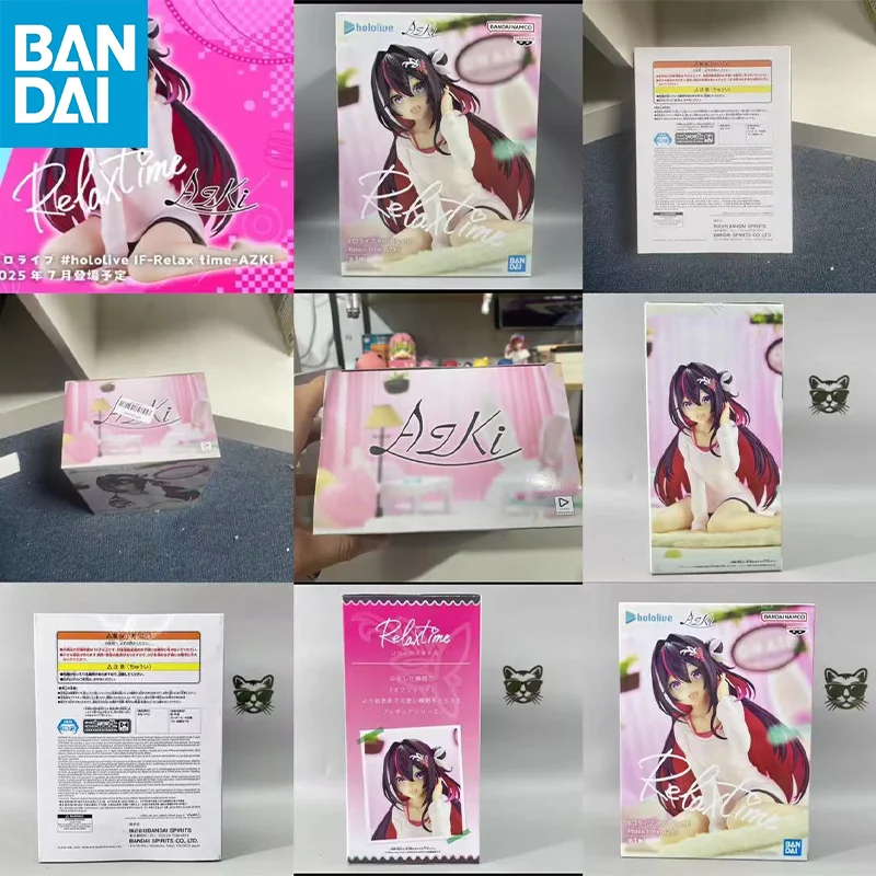 

Оригинальная подлинная Bandai Namco Banpresto Relax Time Hololive Virtual Diva Azki Vtuber ПВХ модель украшения фигурка аниме модель игрушки