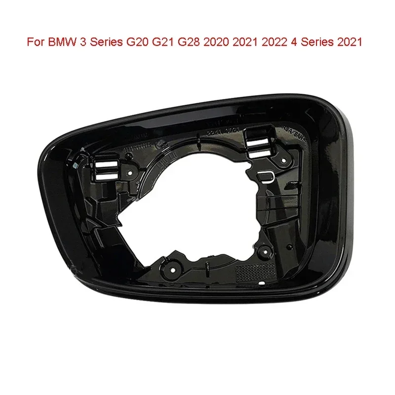 Auto Left Right Black Side Wing Mirror Frame Trim Housing for BMW 3 Series G20 G21 G28 2020 2021 2022 4 Series 2021-