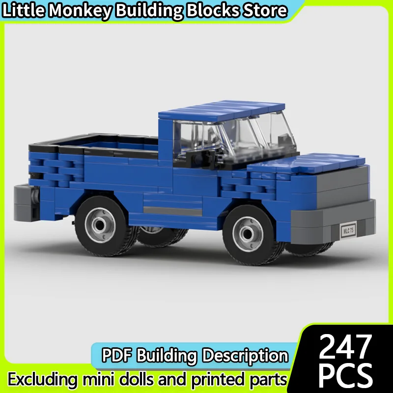 

Speed Racing Car Model MOC Building Bricks D Series Pickup Truck Modular Technology Children Holiday Gifts Assemble Toys Suit