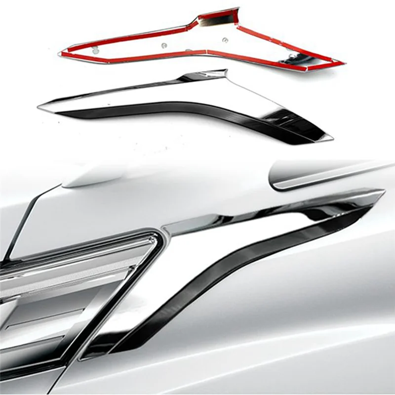 

Sp-1 пара автомобильных фар, накладка на брови, накладка из АБС-пластика, хромированная для Toyota Alphard Vellfire 2016-2019