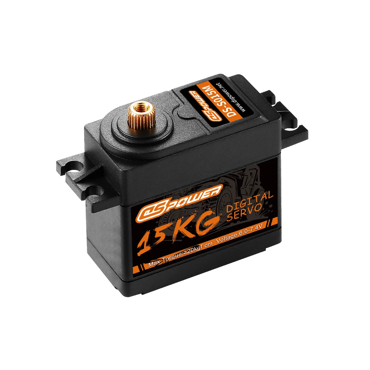 DSpower 17g 25g 2kg 6kg 9kg 15KG Digital Metal Gear Waterproof Servos for 1/8 1/10 RC Car TRX4 slash scx10 yk4102 104001 arrma