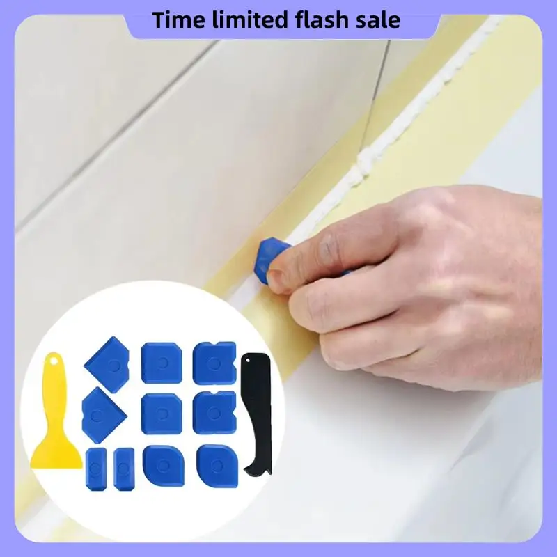 

A40T 5 компл. силиконовый герметик, набор инструментов для отделки для ванных комнат, кухни, удаления затирки, разглаживающий герметик, инструменты для удаления герметика