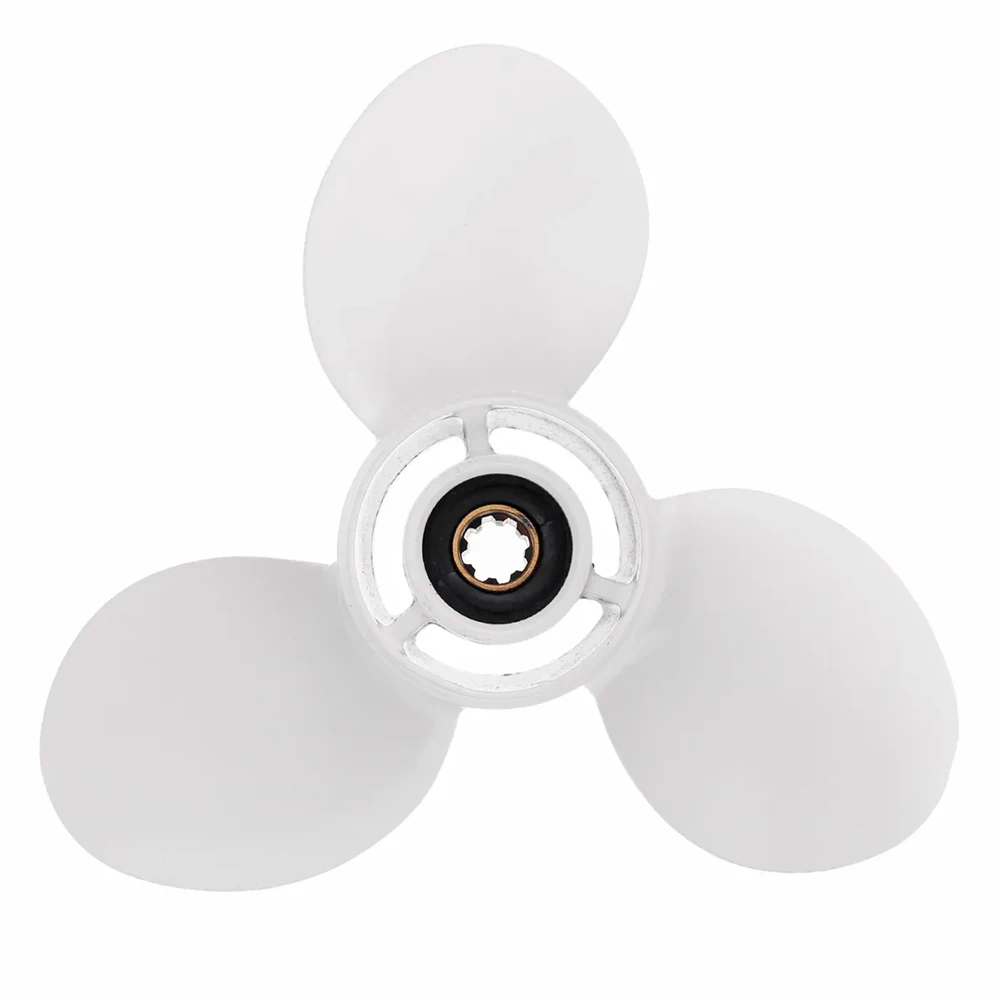 

Гребной винт 9 1/4x10 1/2 683-45943-00-EL для лодочных моторов Yamaha 9.9HP F9.9 15HP F15C F15 F20, алюминиевый, 8-зубчатый шлиц, запчасти для лодочных двигателей