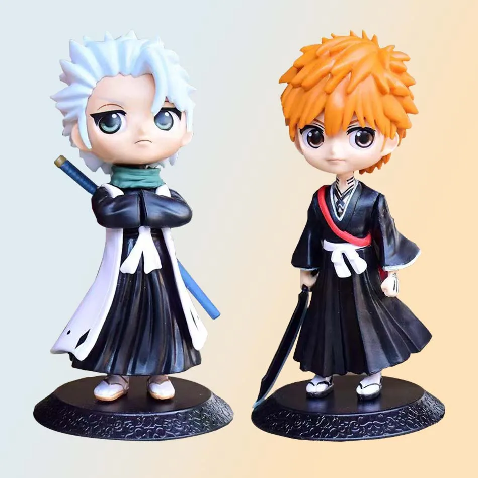 15cm Anime figure BLEACH Ichigo Kurosaki Captain ten Hitsugaya Toushirou PVC Action Figure Collectible Model Toys Kid Gift