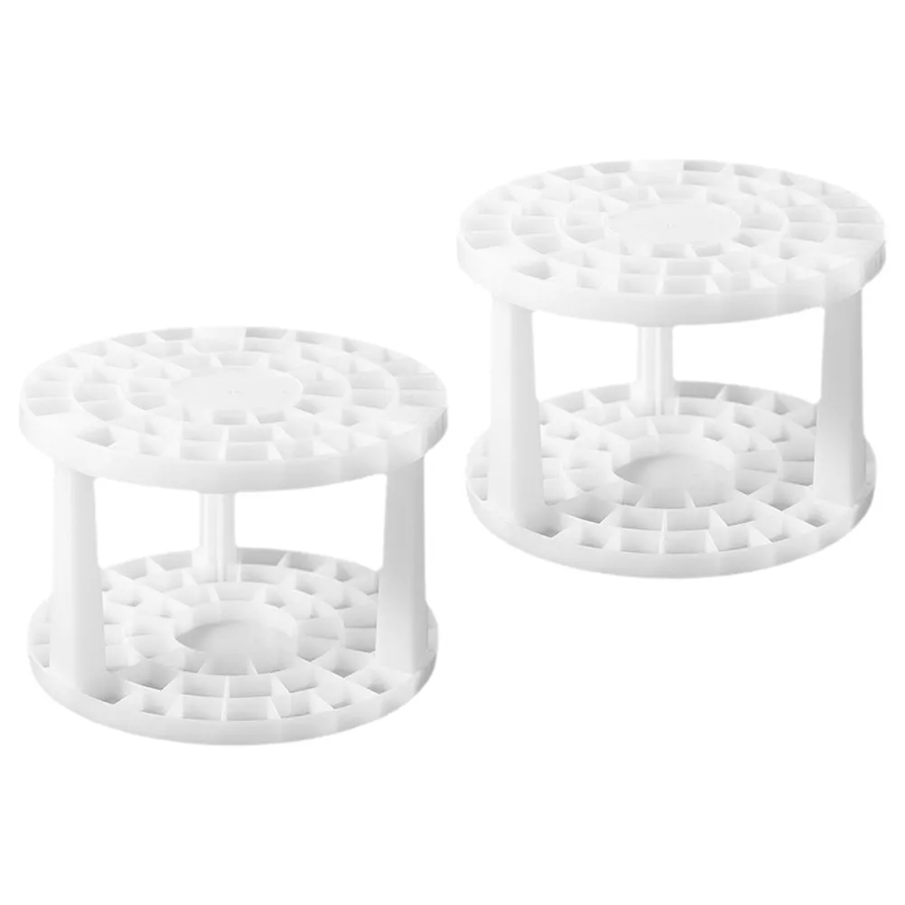 2Pcs Exquisite Workmanship Plastic Pen Holder for Artists Painting Brush Organizer Multi-Hole Desk Storage Stand Drawing Markers