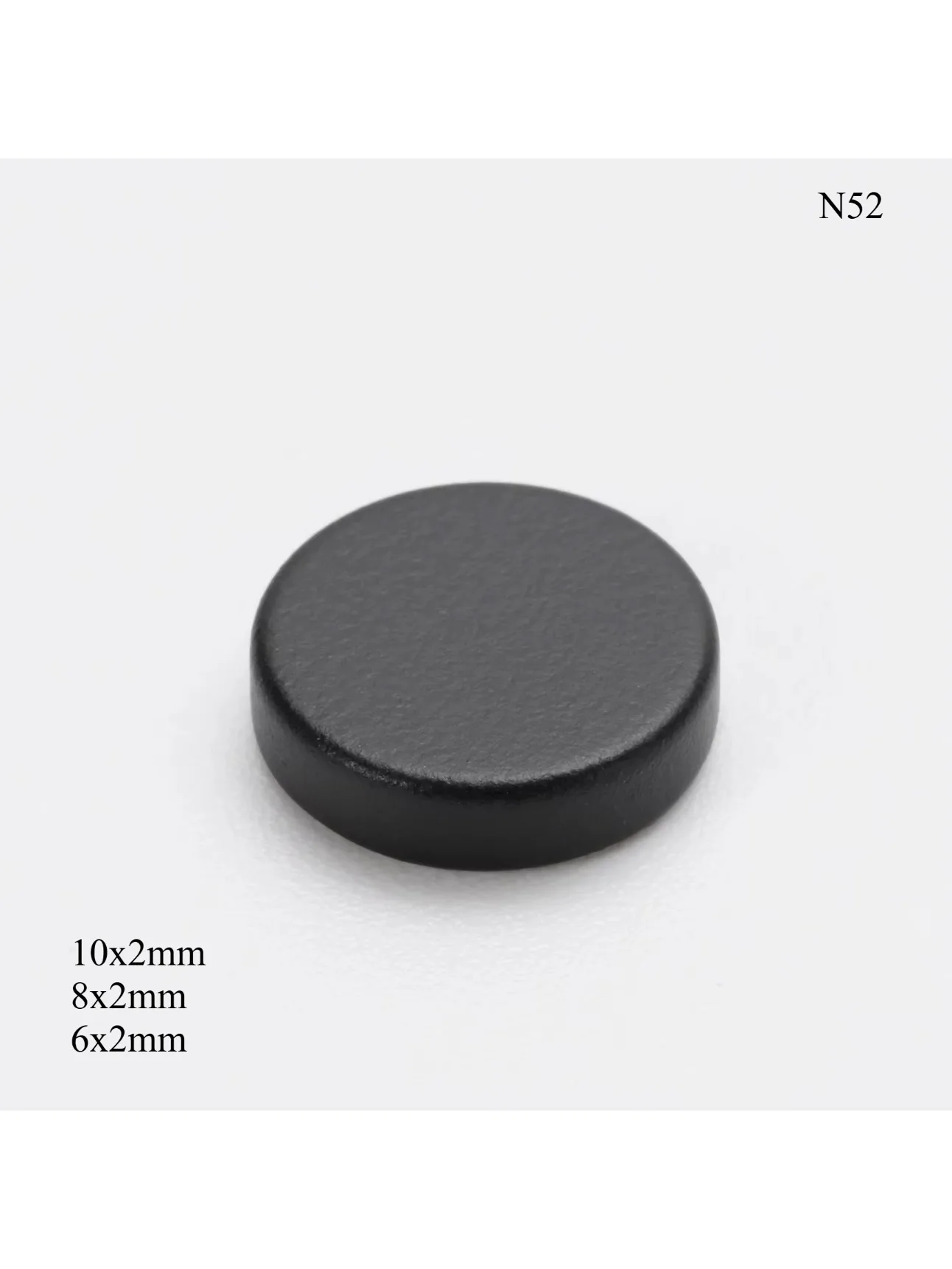 AliExpress NONE N52 10x2 8X2  6x2 Powerful Magnets Epoxy Non-conducting Imans Neodymium High Black Motor Ebike Compressor Corrosion Insulate