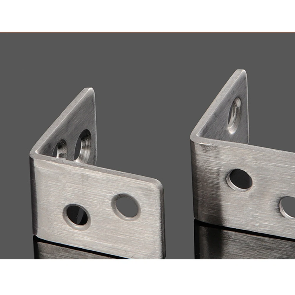 

10 Pcs L Shape Brackets Furniture Accessories Reinforcement Desk Chair Window Wardrobe Bracket Fixing Angle Code