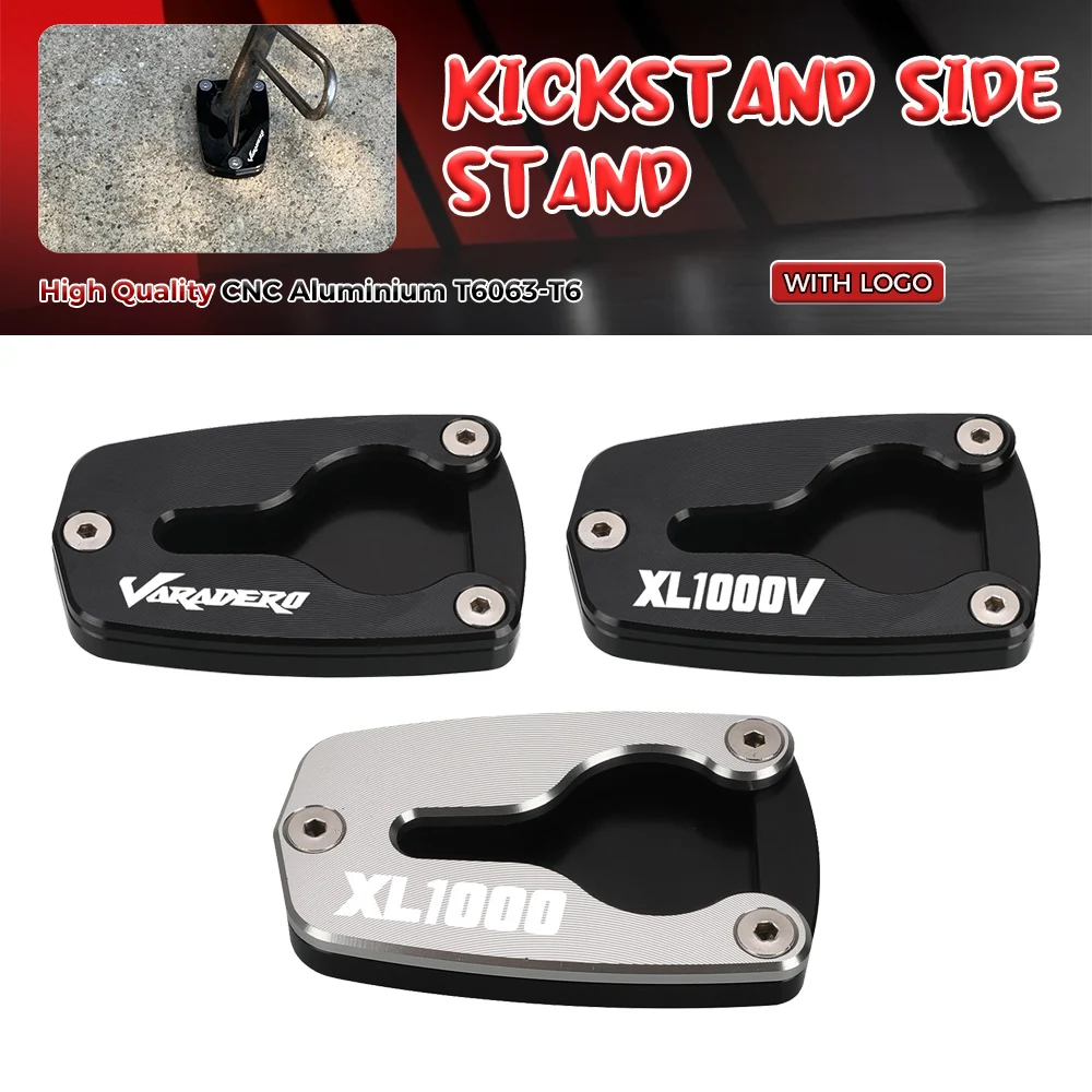 

For Honda XL1000V VARADERO 2003-2004-2005-2006-2007-2008-2009-2010-2011 Kickstand Pad Enlarger Base Support Extension Foot Pad