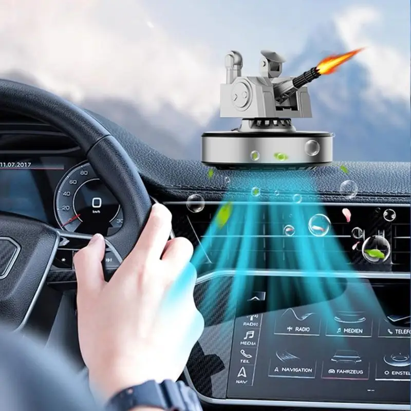 

Solar Activated 360 Rotating Automotive Air Fresheners Model Dynamic Solar Powered Rotating Vehicle Decoration for Car D7YA