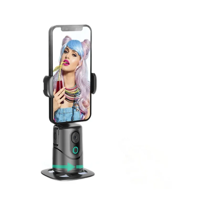 Gimbal Stabilizer 360° Rotation Face Tracking AI Fully Automatic Tracking Gimbal Stabilizer for Phone iPhone Android Gesture