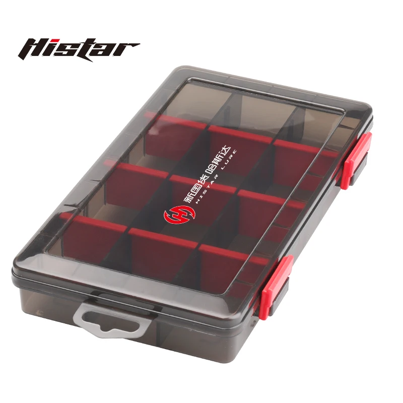 HISTAR 1Pc Addensare PP Anti-Pressione Grande Capacità Bordo Staccabile Spazio Regolabile Doppio Strato Multi-Size Scatola di Attrezzatura da Pesca