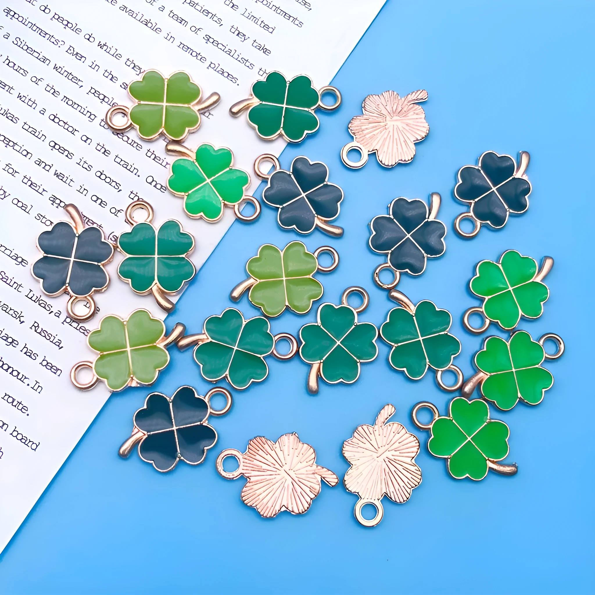 Randomly Mix 20pcs/Set Drip Oi - Red Clover Flower 评论和价格