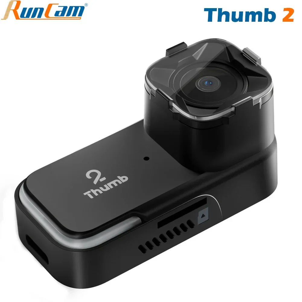 RunCam Thumb 2 4K 60fps Mini FPV Action Camera Gyroflow Stabilization Optional ND Filter for RC FPV Drone