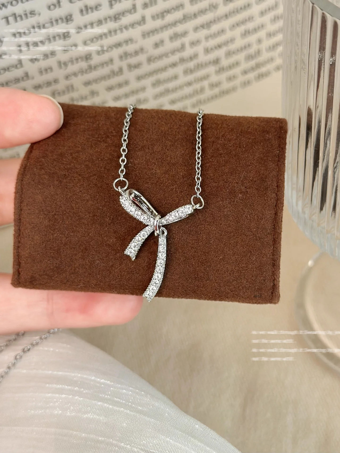 fantai-novo-colar-de-zirconia-com-no-design-feminino-corrente-de-clavicula-acessorio-de-luxo-de-verao-para-mulheres-estilo-vintage-para-meninas