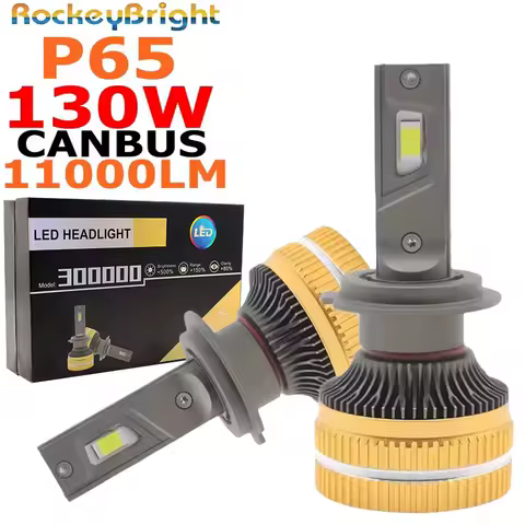 P65 130W LED Headlights 6000K 13000LM Super Bright White Light H1 H7 H8 H11 HB3 9005 9006 9012 12V Car Headlight Fog Lamp