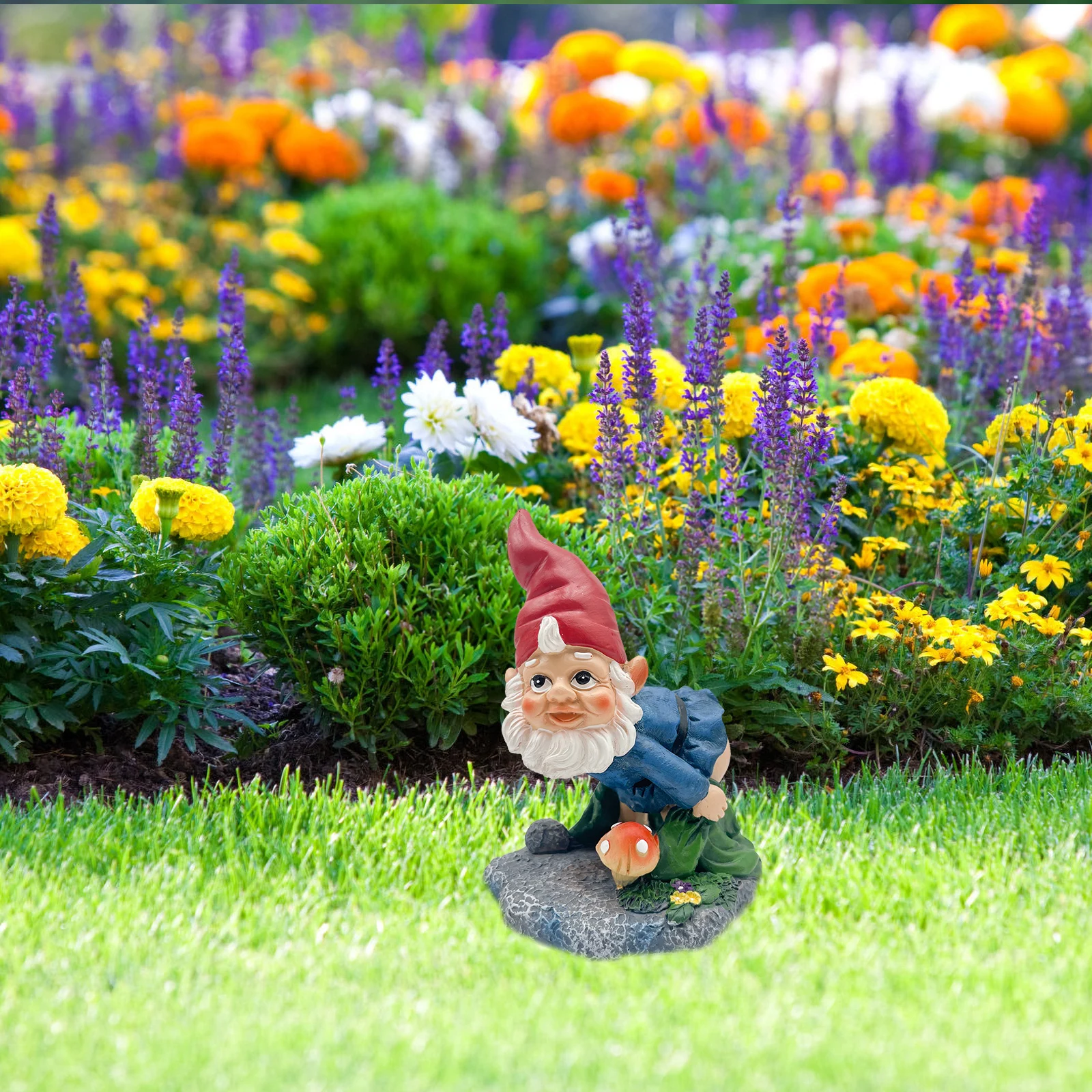 الراتنج جنوم ماسورة التصريف غطاء الزخرفية مزراب استنزاف صنبور حديقة ديكور مقاومة الطقس طويلة الأمد تصميم جذاب