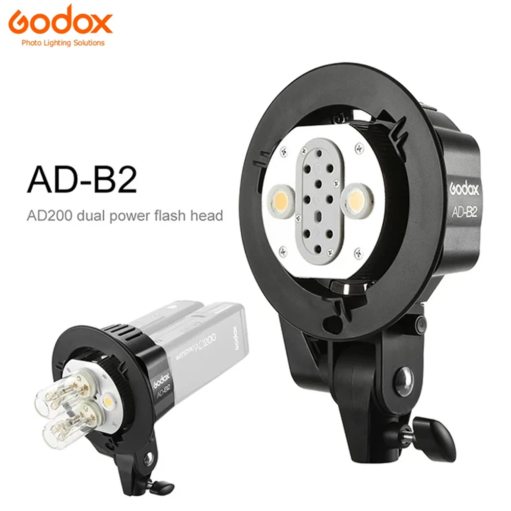 

Кронштейн Godox AD200 AD-B2 Bowens для портативной вспышки AD200