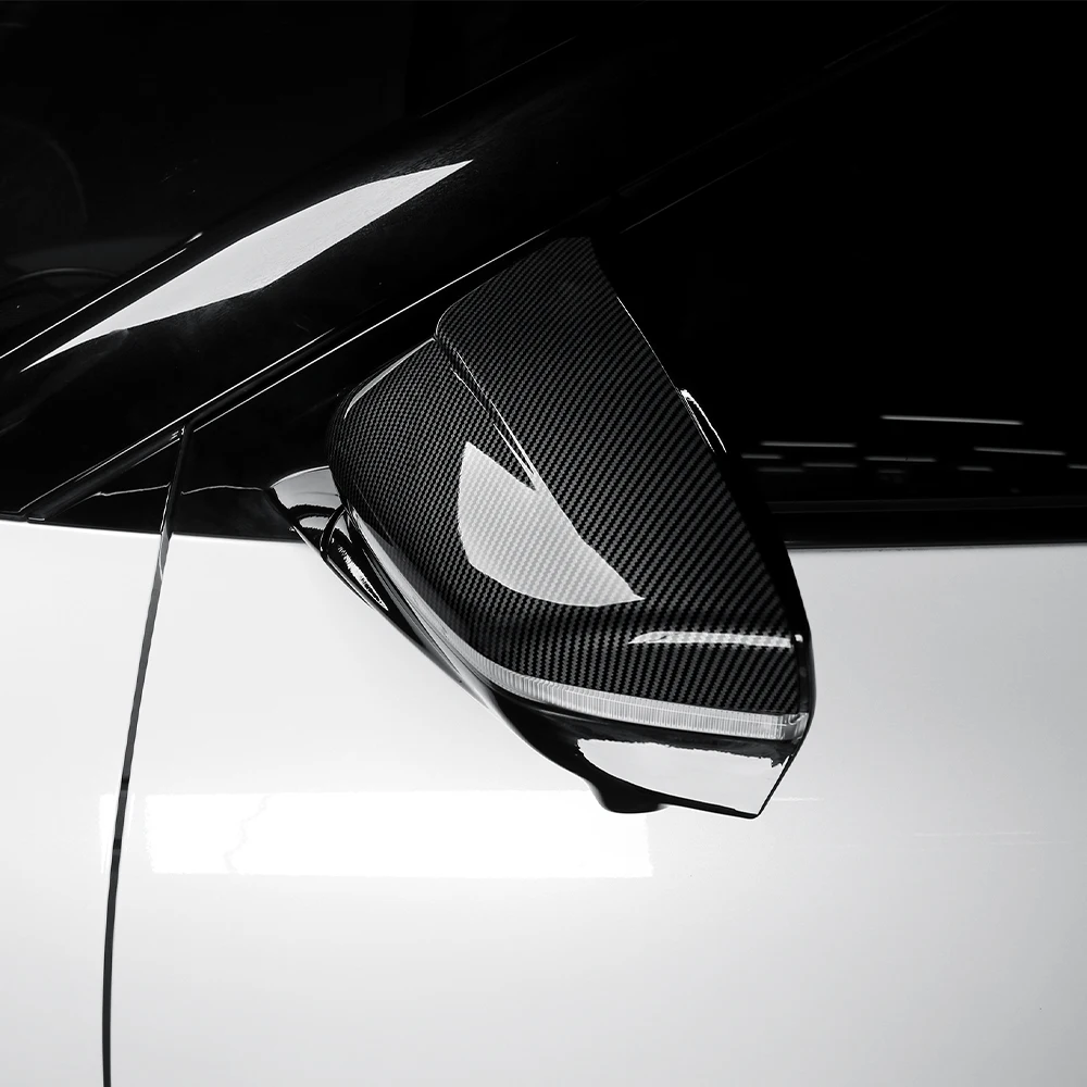 

Exterior Accessories For Kia EV6 2022-2026 Car Tuning Carbon Fiber Rearview Mirror Decoration Cover Trim Accessories