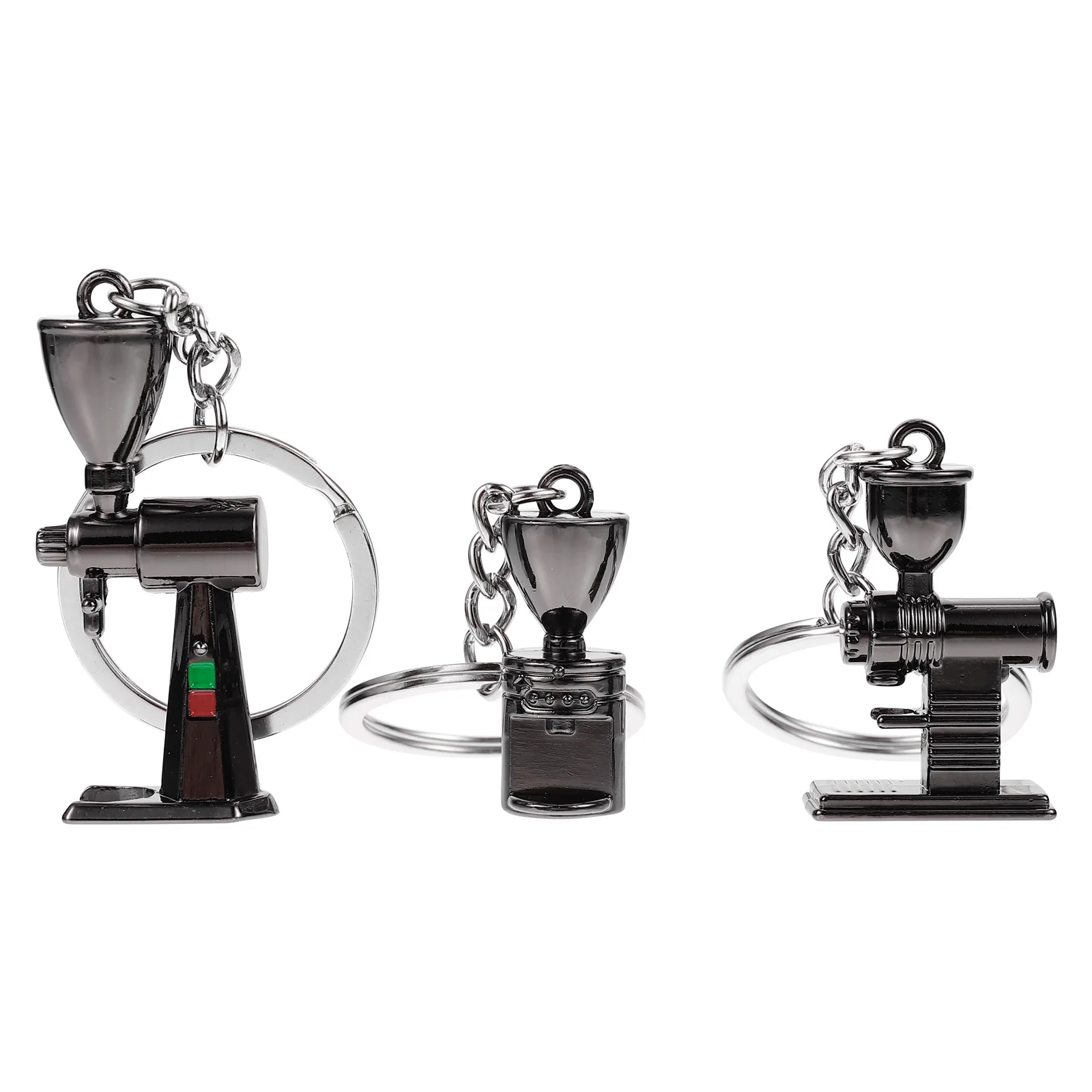 

3 Pcs Machine Keychain Metal Key Ring Pendant Zinc Alloy For Keys H bags Backpacks Stylish Metal Key